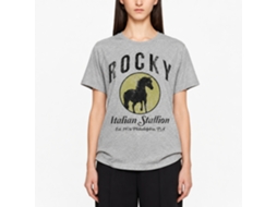 Rockinstone Rocky Movie Established 1967 Heather Gray Adult T-shirt Size:l