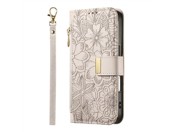 Capa Para Celular Com Cordão E Compartimento Completo Para Cartões.cinza Com Cordão Combinando, Moto Edge 5g 2024