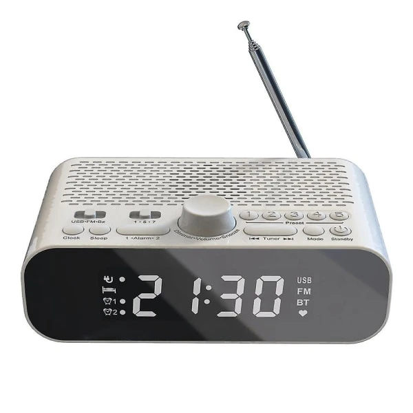 Caixa de Som Bluetooth com Relógio Lunar, Iluminado BRILVIBERA