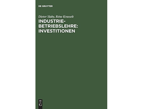 Livro Industriebetriebslehre Investitionen German Edition de Dieter Slaby (Alemão - Capa Dura)