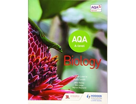Livro AQA A Level Biology de Pauline Lowrie e Mark Smith (Inglês)