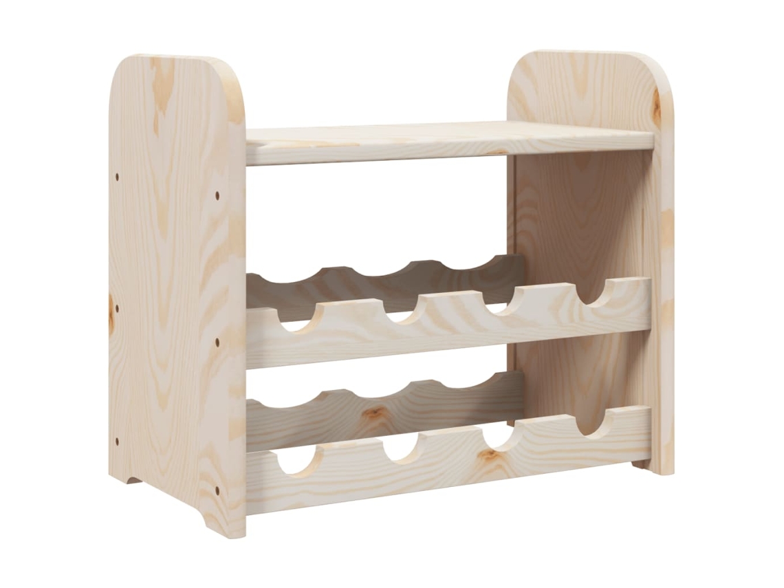 Wine Rack, Wine Racks Vidaxl Marrom Madeira De Pinho (n/a)