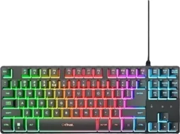 Teclado Gaming TRUST GXT 833 Thado (Membrana - Português - Preto)