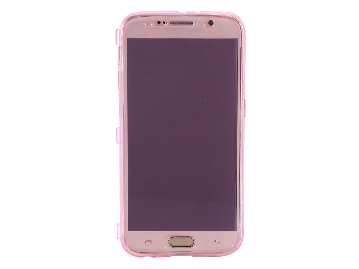 Capa de Telefone EOOCOO (proteção Flip Rosa Transparente)