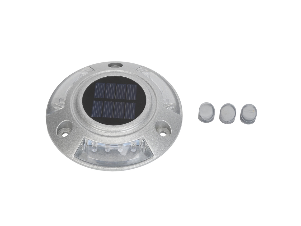 2026 luz de Estudio Solar Ip68 Impermeable Aleación de Aluminio Led Automática para Exterior Calle Muelle 6v 1.8w Blanca