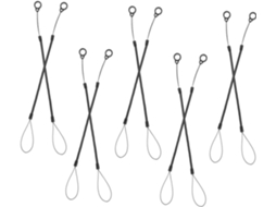 Conjunto De 10 Cabos Anti Perda Para Caneta Stylus, Duráveis E Leves, De Silicone. Conjunto De 10 Cabos Anti Perda Para Caneta Stylus, Gokoco