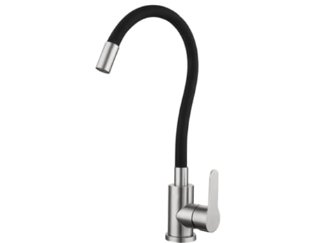 Torneira de cozinha com bica flexível preta FORMA HIBERA GRIFERS