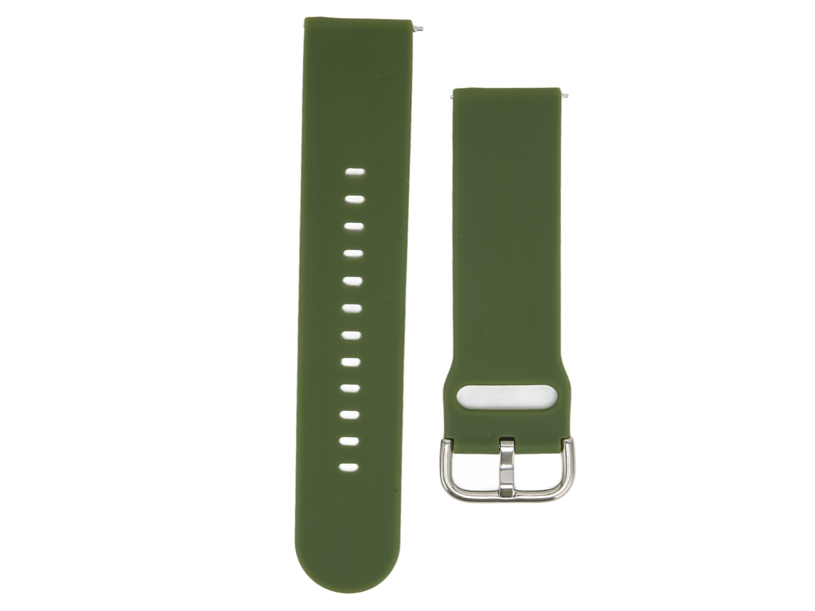 Cinturão De Silicone Macio Com Liberação Rápida 22mm Para Huawei Watch 3/gt 3/2 Verde Militar