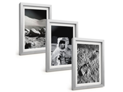Composição De Quadros Fotos Da Nasa, Lua, Astronauta Espelharte (3 Peças 20x30 Cm)