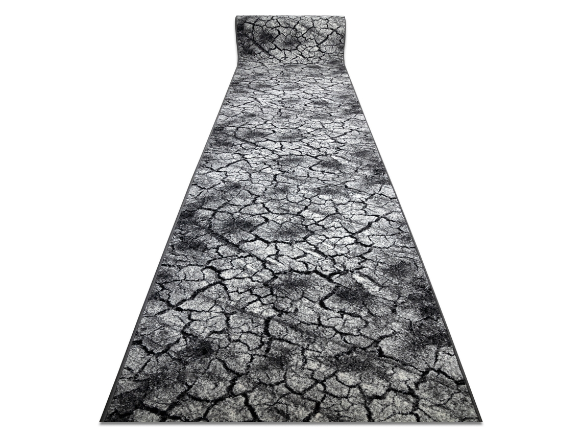 Passadeira Silver Terra Chão Rachado Cinzento 80cm