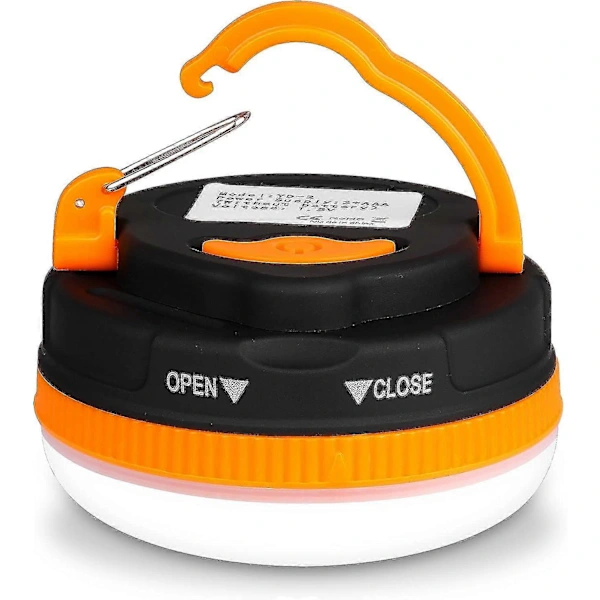 Lâmpada de Camping Led Portátil com 5 Modos e Gancho. AQUAFORGE