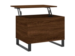 Mesa Centro Derivados Madeira Carvalho Castanho MAISON EXCLUSIVE (60x44,5x45 cm)