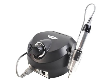 MARQUEUNE Polidor de Unhas Profissional Lixadeira Kits de Manicure Ferramentas Elétricas para Salão de Beleza Preto