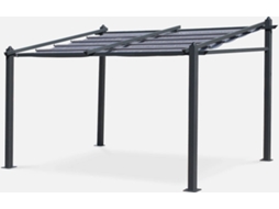 Pérgola SWEEEK Murum (Cinzento - Aluminio - 3X4M)