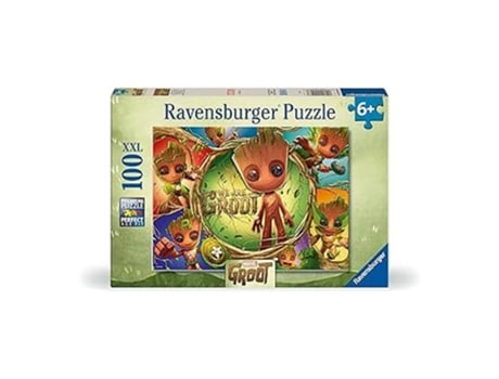 Ravensburger Puzzle Marvel Groot 100 Piezas Xxl 12004128 P25ravensburger