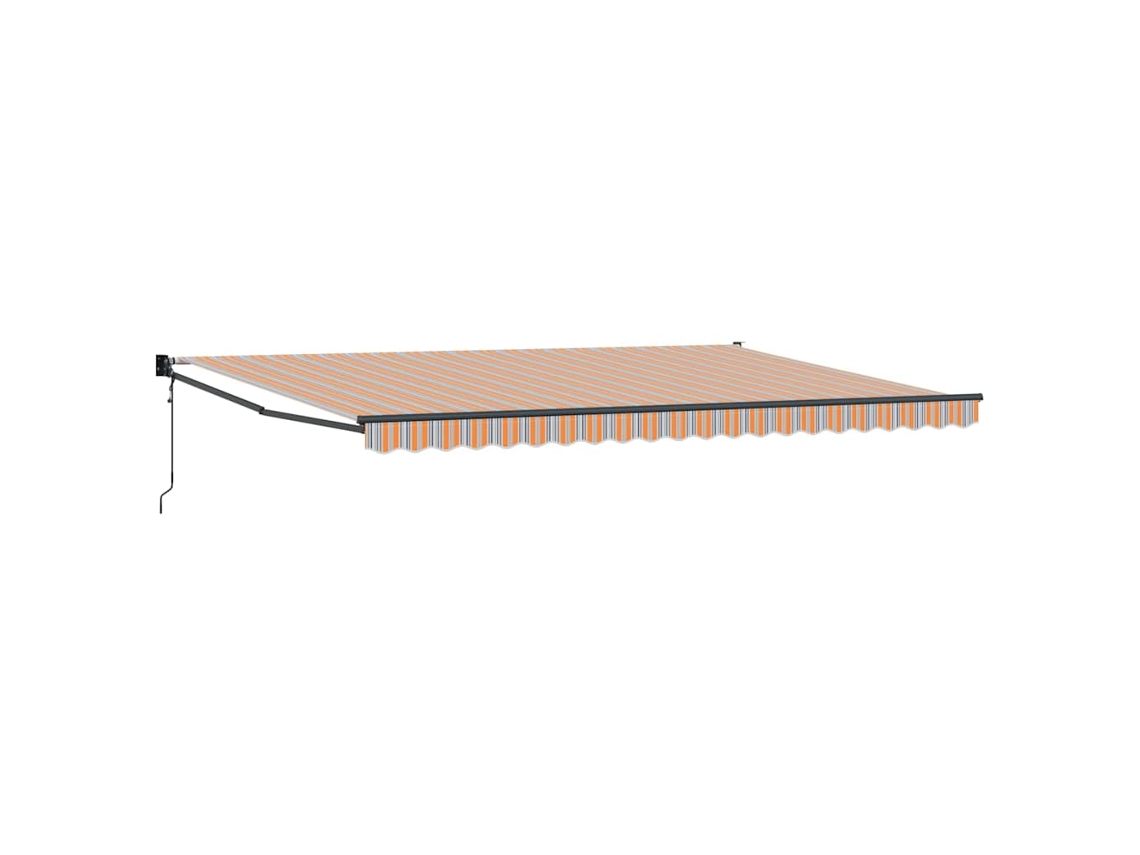 Toldo Retrátil Automático Vidaxl Multicolorido Tecido