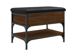 Shoe Bench, Shoe Benches Vidaxl Marrom Madeira Processada (62 X 42 X 45 Cm)