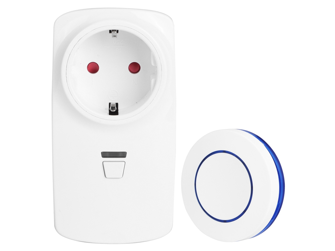 Tomada sem fio Primerox com controle remoto, 2 vias, para eletrodomésticos, 250v, plugue EU