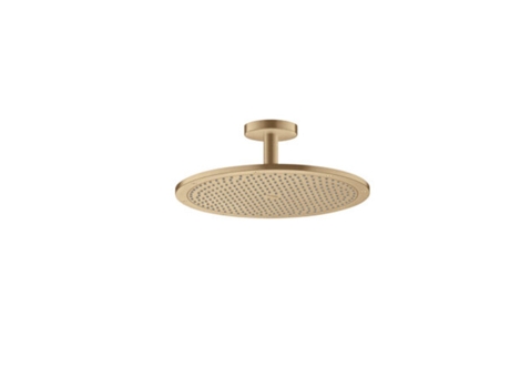 HANSGROHE Axor Showersolutions Chuveiro Suspenso 350 1 Jato Ligação Ao Teto Cor: Bronze Polido