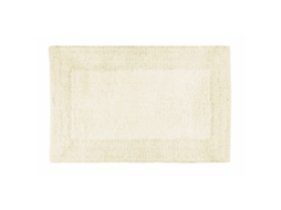 Tappeto Bagno Fazzini Di Puro Cotone Reversibile 50x80 Panna