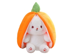 Boneco de Pelúcia Infantil Fofo e Cartunesco Ats, Almofada Macia para Dormir, Rabanete, 25cm/10 polegadas