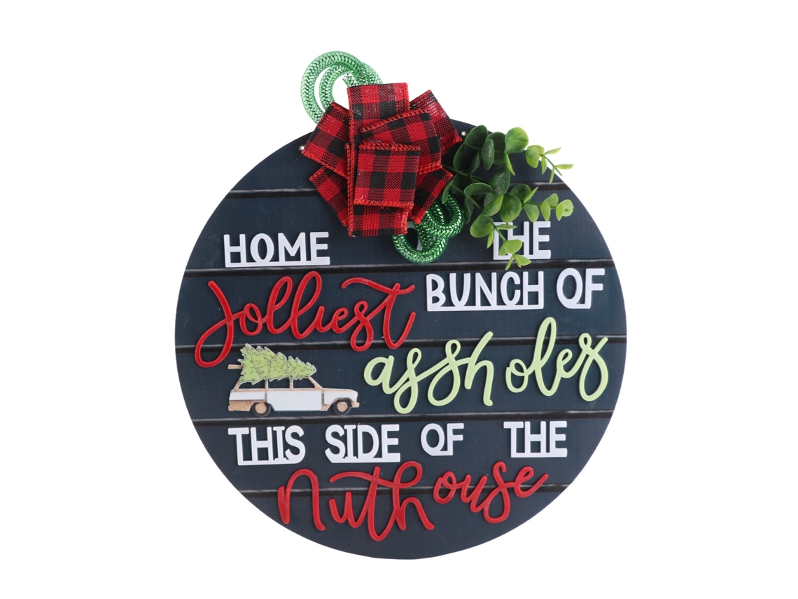 Guirlanda De Natal Laxiscreed Para Exterior, Decorações Festivas Ao Ar Livre De 30cm