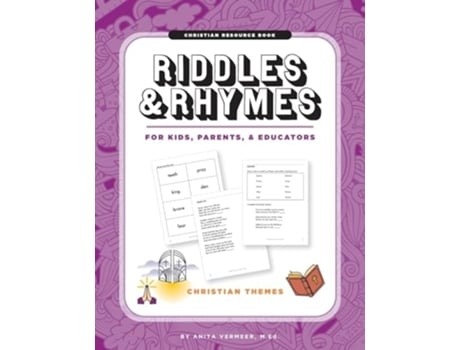Livro Riddles And Rhymes Christian Themes Christian Riddles De Anita Vermeer Med (inglês)