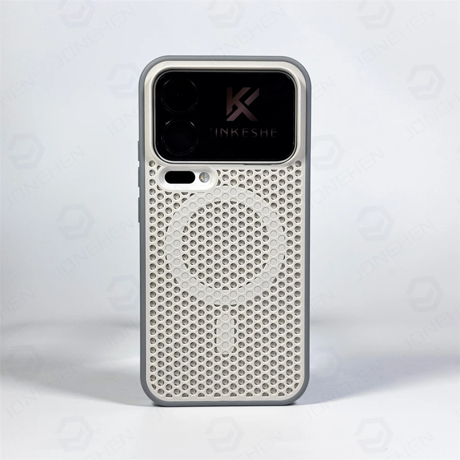 (xiaomi 13 Branco) Capa Protetora Magnética Com Estrutura Em Favo De Mel Para Dissipação De Calor, Acabamento Fosco À Prova De Choque.