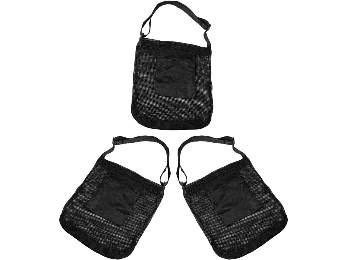Topbathy Conjunto de 3 Sacos Malha para Colheita Frutas, Cogumelos, Nozes, Ervas, Etc. Adequado Também Uso