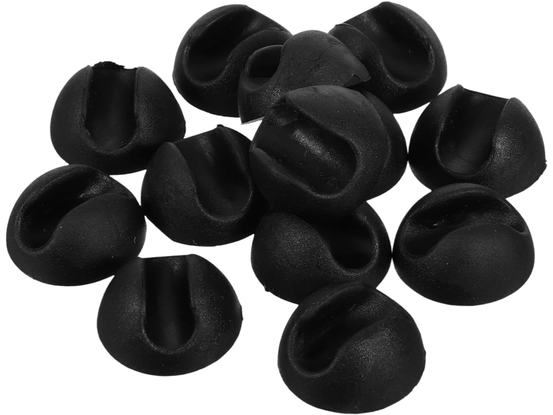 Vaguelly Conjunto De 12-protetores Pés Móveis Antiderrapantes Em Pvc Para Mesa Hairpin, Resistentes Ao Desgaste E Com