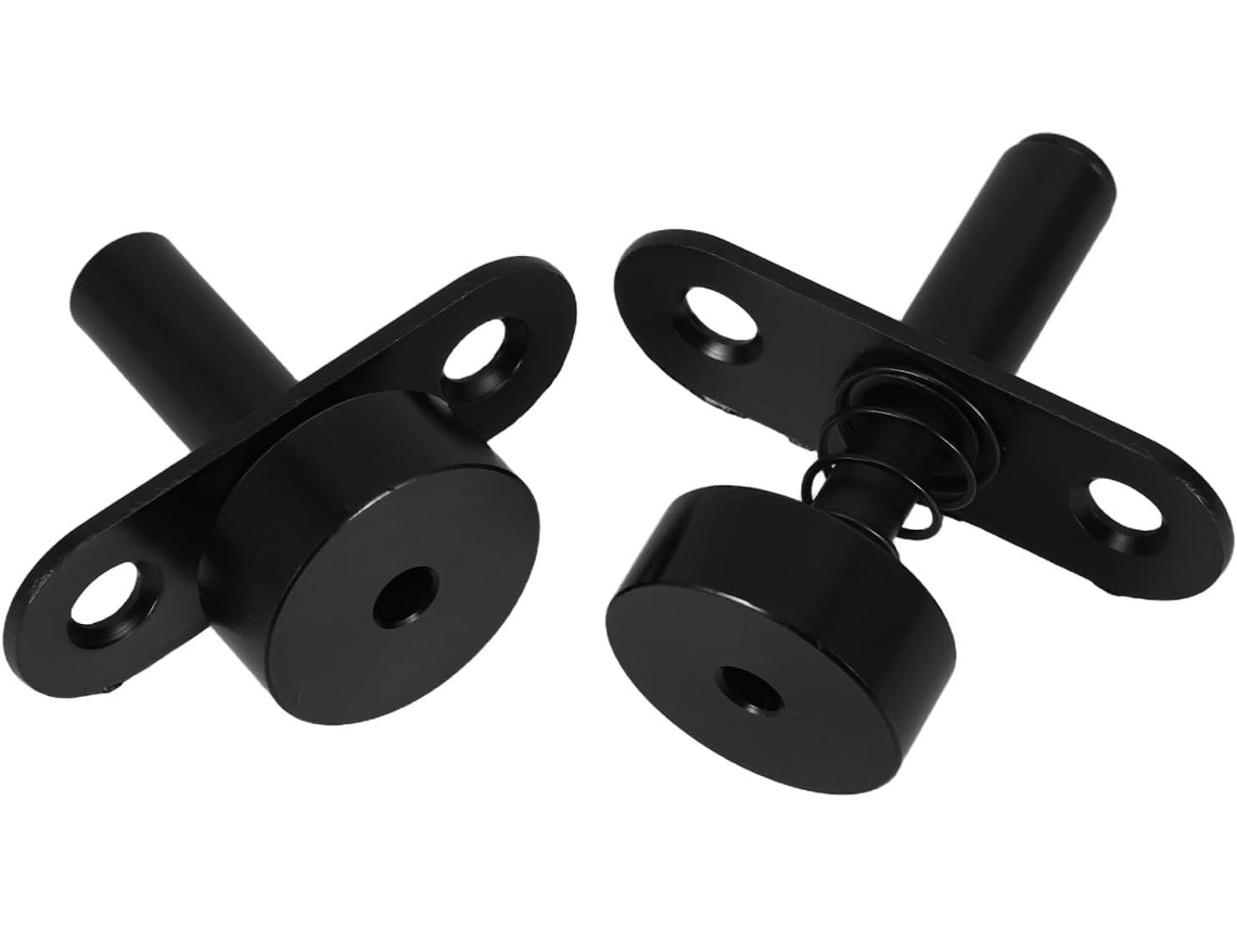 Dobradiça Pivotante De Metal Preto Mipcase Com Mola Para Divisórias E