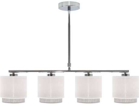Candeeiro de Teto  Kenya (Branco - E14 - Máx. 40W - Tecido)