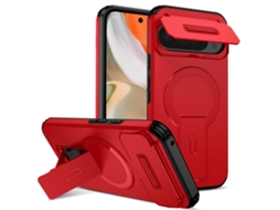 Capa Hibbent Magnética Para Google Pixel 11 Pro/pixel 11 (vermelho)