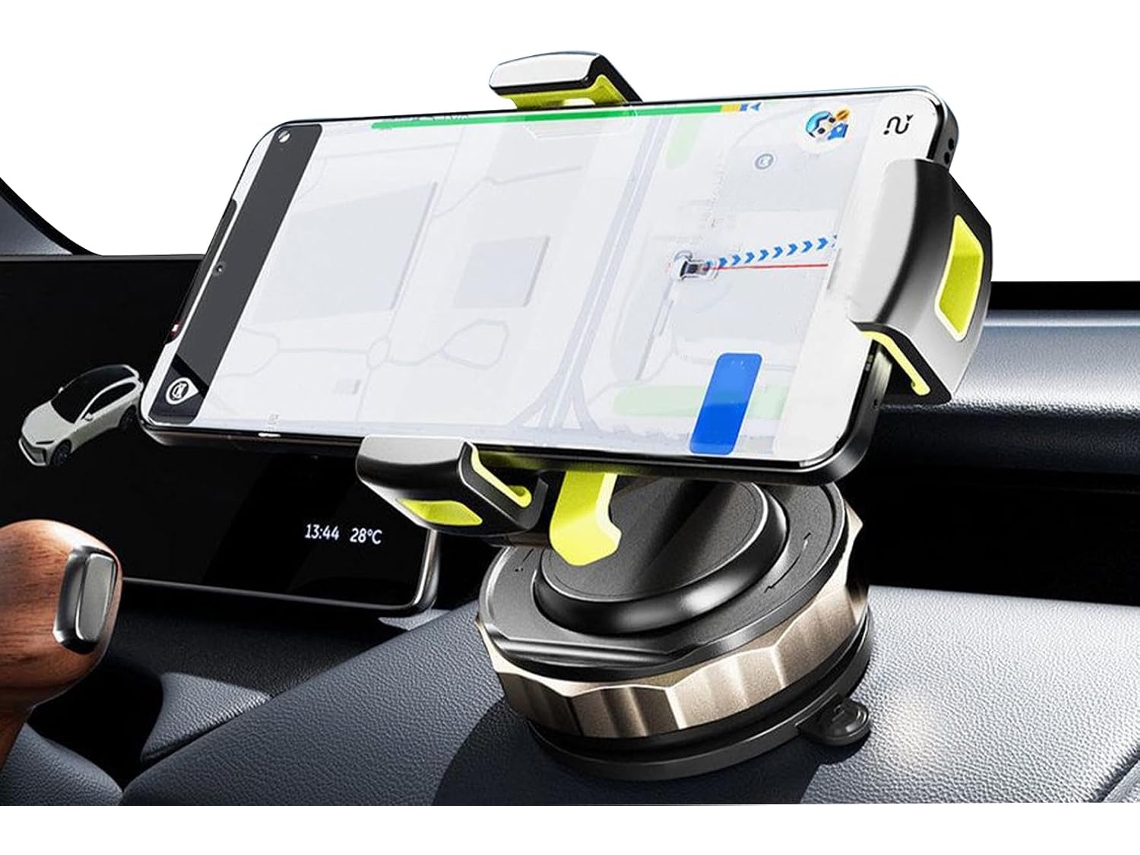 Suporte Magnético Giratório Para Celular No Carro, Com Adsorção A Vácuo, Para Uso Veicular