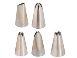 Conjunto de Bicos de Decoração Grande Aço Inoxidável para Bolos e Biscoitos RNEMITERY