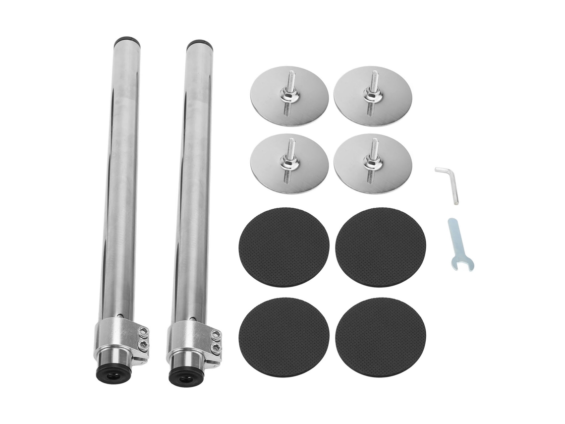 2pcs Suporte de Lava Louça Embutido, Aço Inoxidável, Ajustável, 45-78cm, Kit de Reparação