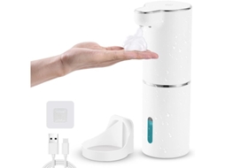 2026-dispensador Automático De Espuma De Jabón, Sin Contacto, De Pared, Recargable, 3 Niveles, Ipx5, Blanco