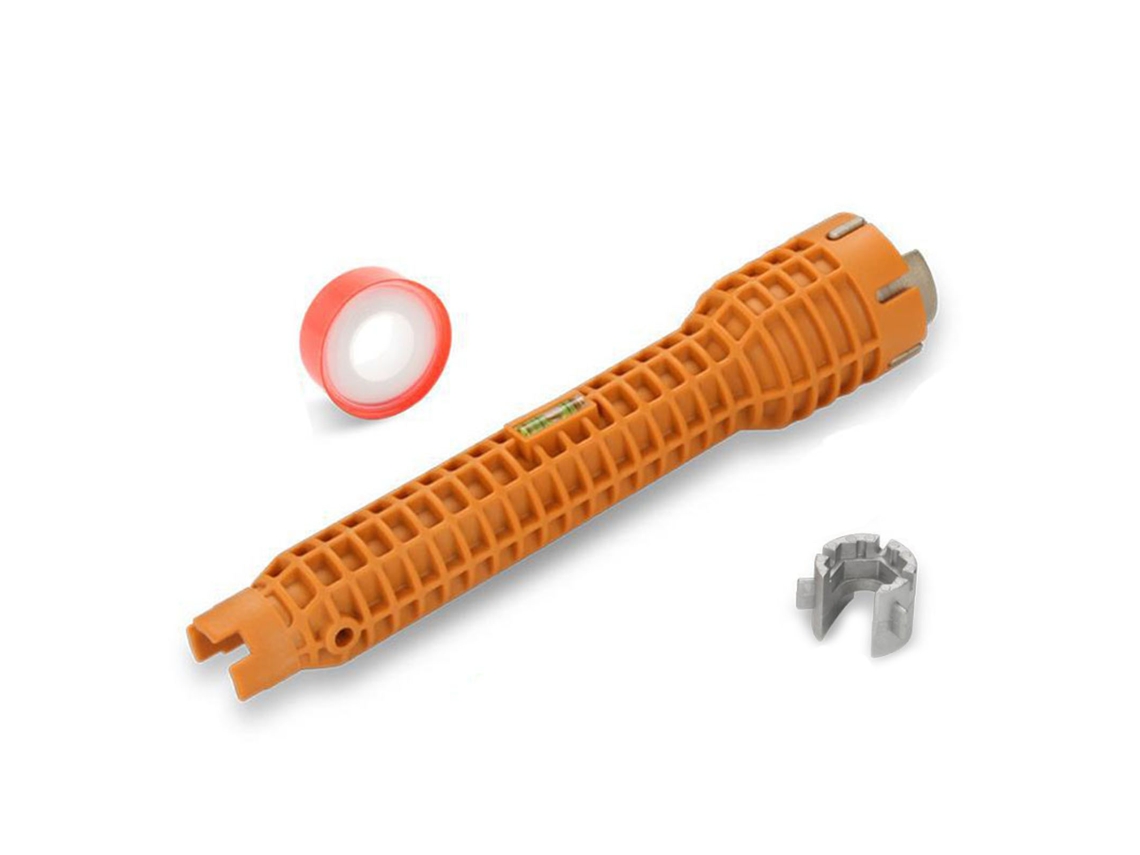 Chave Multifuncional para Torneira com Alça Antiderrapante e Fita Ptfe para Encanamento da S/MARCA
