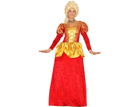 DISFRAZZES - Fato de Mulher  Marquesa Vermelho (Tam: L) Fato de Mulher  Marquesa Vermelho (Tam: L)