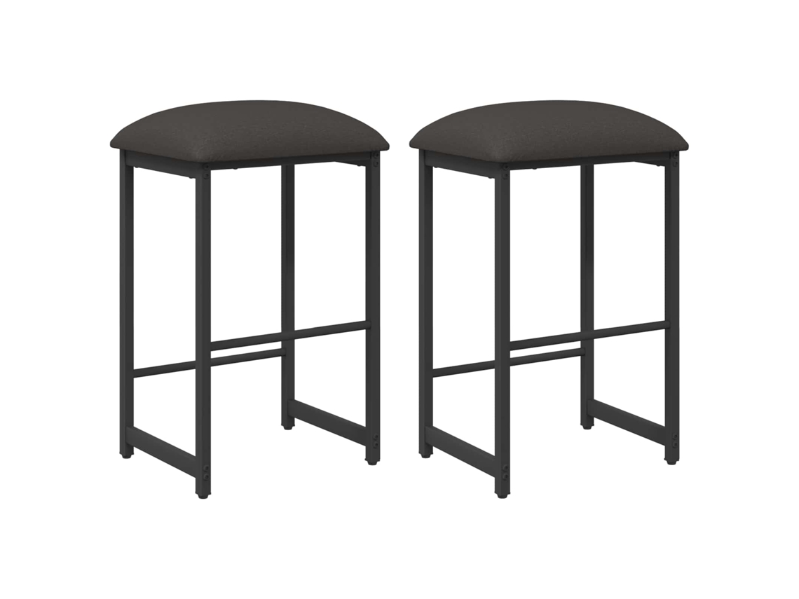 Maison Exclusive - Banco De Bar 2 Unid. Cinzento-escuro 40 X 32 X 74 Cm
