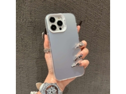 Conjunto De 2 Capas Para Iphone 17 Air, Brancas, Foscas, Dupla Camada, Prateadas.