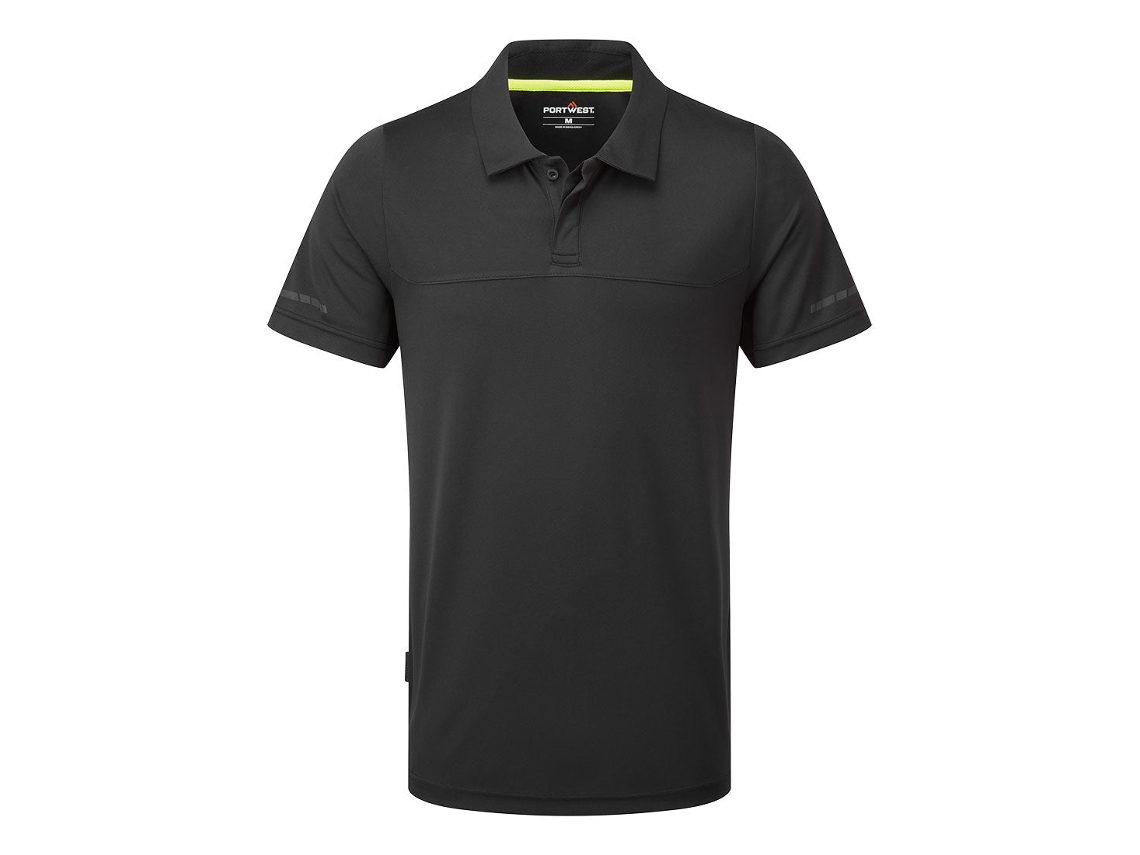 Polo Leve Ev4 De Manga Curta Para Desempenho Excepcional Preto / 4xl