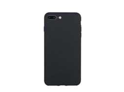 Capa de Silicone TPU para iPhone 7 Plus com efeito areia preta e proteção anti impacto EOOCOO
