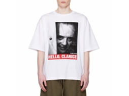 Rockinstone Silence Of The Lambs Movie Hello Quote White Adult T-shirt Size:m