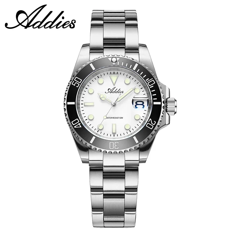 Relógio Feminino De Quartzo Branco De 36 Mm, Resistente À Água Até 50 M E Luminoso.