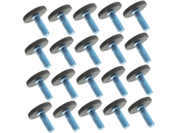 Conjunto De 20 Niveladores Mesa Ajustáveis Para Móveis, Em Ferro, Com Fácil Instalação E Para Uso No Chão
