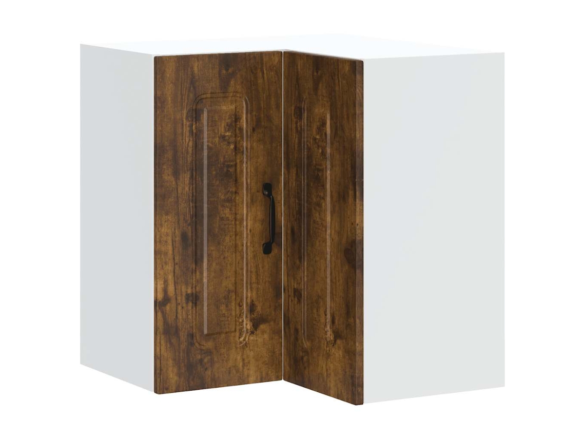 Kitchen Wall Corner Cabinet, Kitchen Wall Corner Cabinets Vidaxl Marrom Madeira Processada (n/a)