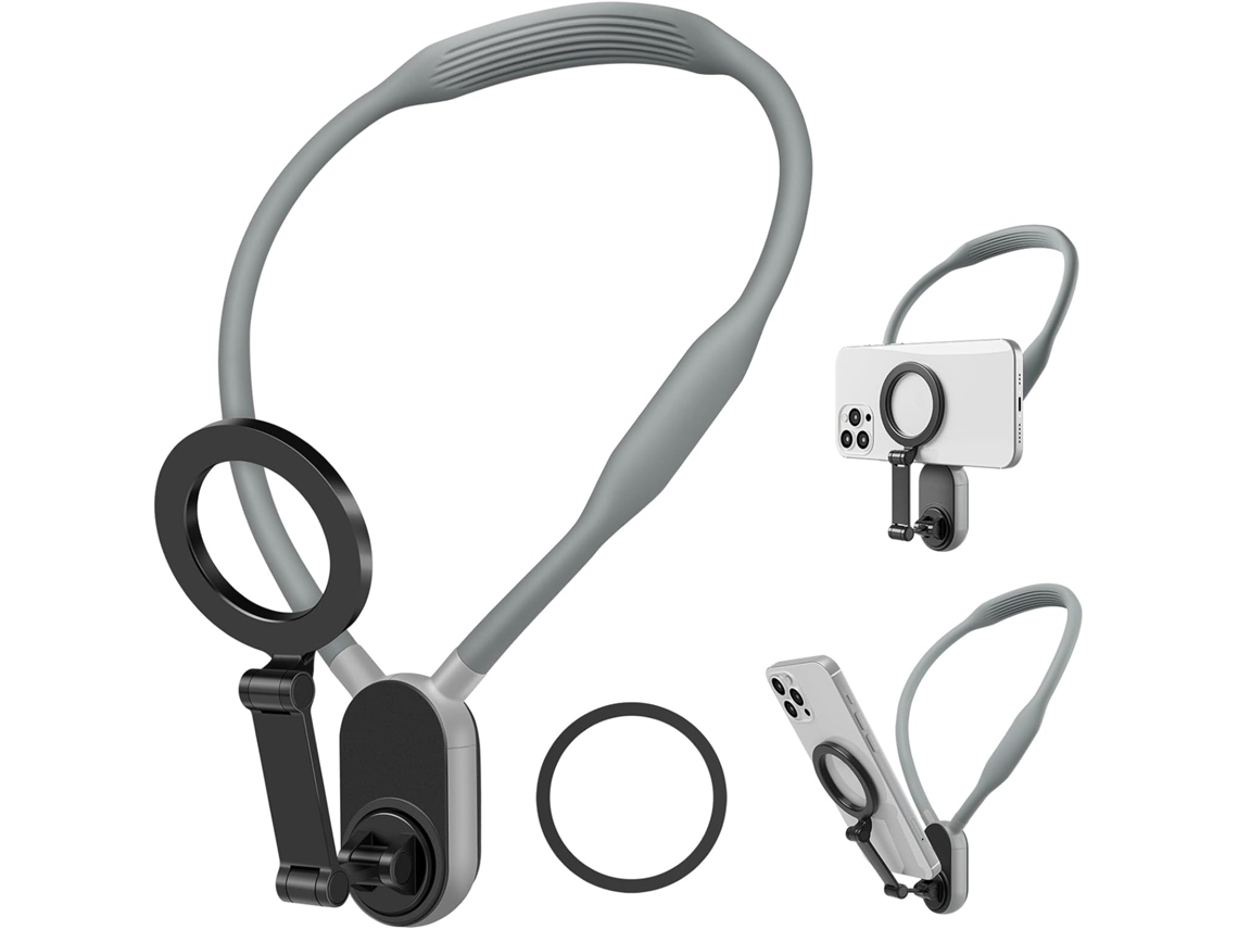 Suporte Magnético Para Celular No Pescoço, Ideal Para Selfies Em Primeira Pessoa/vlogs, Suporte Para Celular No Peito Com As Mãos Livres E Reprodução