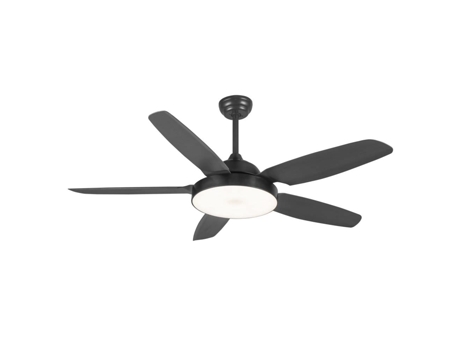 SULION SULION 075311 Cinzento antracite Ventilador de tecto com luz LED de 18 W e controlo remoto 3 velocidades