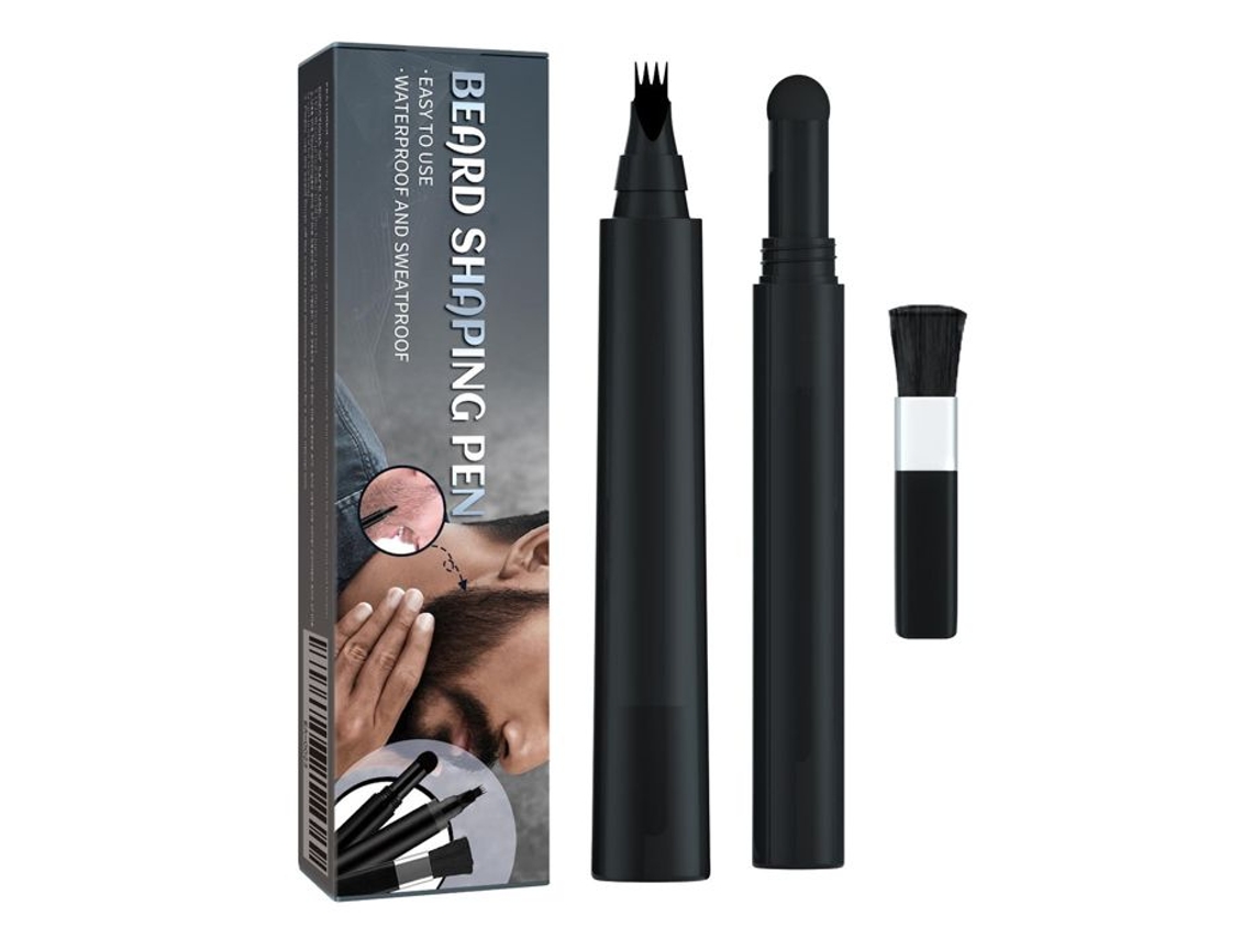 Delineador, Maquiagem, Rosto, Beleza, Lápis para Barba, 8 Peças, 11g, Conjunto de Lápis para Preenchimento de Barba, Lápis para Barba Masculino, Passionova